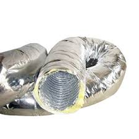 ISOKING Conduit flexible isolé en aluminium pour CVC avec contrôle de température pour l'exploitation minière souterraine