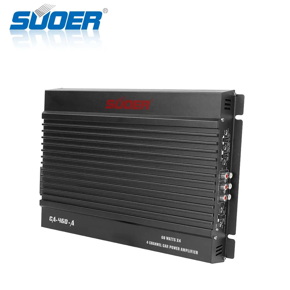 Suoer CA-460-A oem audio 4 canaux ampli designer amplificateurs et haut-parleurs puissance auto