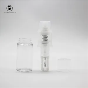 Kosong kecil plastik bening gula dispenser botol 14ml untuk pigment powder kemasan