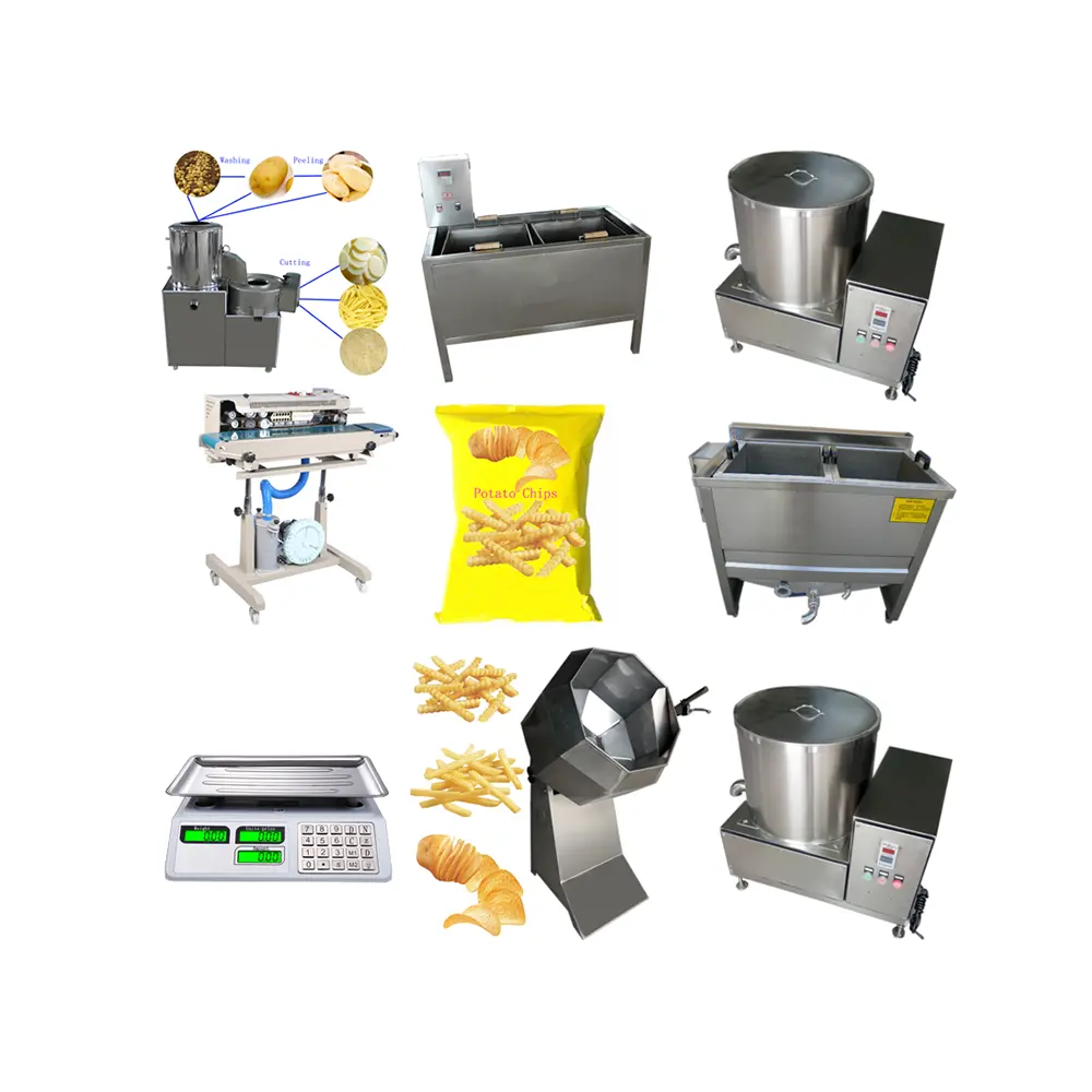 Factory Direct Sales Potato Frozen French Fries Making Machine Cheap Price Automatic Production Line