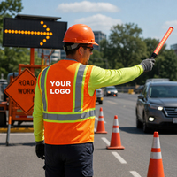 Gilet de sécurité réfléchissant jaune AI-MICH personnalisé pour travaux de construction, articles promotionnels tout-en-un pour entreprises