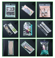 UIOWIO Sangle de montre longue en PVC transparent, accessoires de sac à la mode en plastique, pochette transparente avec bouton pour montre