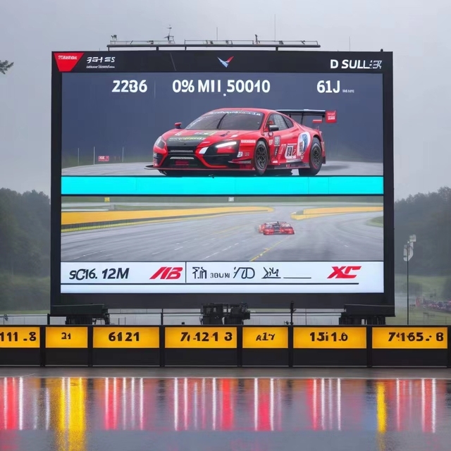 Outdoor P2 Columns 3D Car Shopping Malls High-Definition Full-Color Co-Shaded Energy-Saving LED Advertising Screens Waterproof