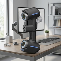 Scanner 3D intelligent portable à lumière bleue - Noir/Bleu - Garantie 1 an - Origine Shenzhen - Support en ligne via le centre d'appels