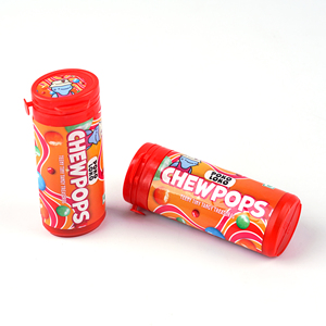 Nouveauté BRC Chew Pops Bouteille <span class=keywords><strong>Bonbon</strong></span> arc-en-ciel <span class=keywords><strong>Tube</strong></span> Boîte de saveurs fruitées mélangées Vente en gros de bonbons à mâcher mous halal végétaliens - Product Image 3