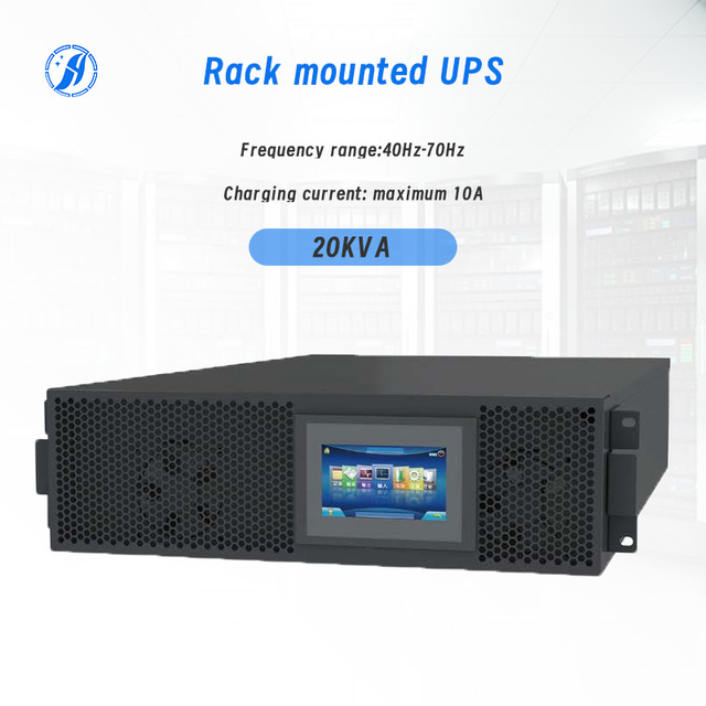 Hot Selling Huayu HY-UR3320 20KVA Three-phase Industrial Grade Online UPS ISO9001 Certified Uninterruptible Backup Power Supply