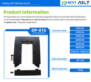 CE ROHS DP-816 1250/5A電力単相精度0.5/1.0スプリットコア電流変圧器50/60Hz周波数低電圧 - Product Image 2