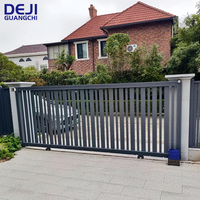 Portail Coulissant en Aluminium Personnalisé pour Entrée de Cour Décorative, Portail Principal Coulissant Euro-Américain Très Vendu