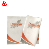 Haute Qualité Offre Spéciale Jetable Serviette Logo Serviettes Airlaid Serviette En Papier tissu Café Servietten Tovaglioli