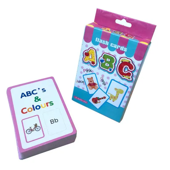 Custom wholesale Printed Children Educational Flash Cards Memory game cards