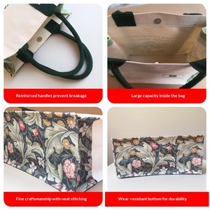 <span class=keywords><strong>Sac</strong></span> fourre-tout en <span class=keywords><strong>toile</strong></span> personnalisé avec fermeture éclair, portable, <span class=keywords><strong>rigide</strong></span>, tridimensionnel, à bandoulière, grande capacité, modèle 100 Zhejiang - Product Image 4