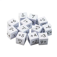 Dados Educativos de Espuma EVA Suave para Niños, Dados con Números, Palabras y Letras para Preescolar, Material Didáctico para el Aula