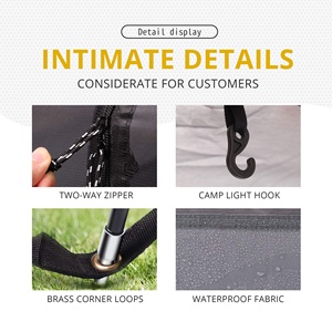 Lều Đơn Giản Xây Dựng Ngoài Trời Lưới Chống Muỗi Di Động Nhẹ Chống Côn Trùng Chống Thấm Nước Thoáng Khí Cắm Trại Đi Bộ Đường Dài - Product Image 3