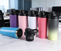 Wholesale Bulk Gym Sports Water Bottle Stainless Steel Thermal Cup Drinkware Sports Protein Shaker Bottle with Custom Logo