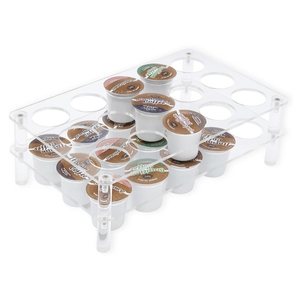 Vente chaude 2 pièces acrylique <span class=keywords><strong>café</strong></span> <span class=keywords><strong>Capsule</strong></span> présentoir <span class=keywords><strong>café</strong></span> sac organisateur - Product Image 1