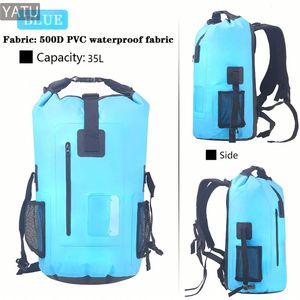 핫세일 PVC 대용량 경량 방수 스포츠 짐 트레킹 캠핑 여행 더플백 도매 고품질 가방 25L - Product Image 3