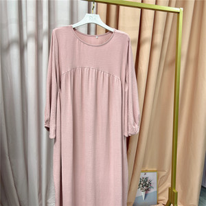 Bata <span class=keywords><strong>de</strong></span> moda musulmana <span class=keywords><strong>de</strong></span> poliéster para <span class=keywords><strong>mujer</strong></span> Dubai Abaya Turquía Oriente Medio Islam vestido <span class=keywords><strong>de</strong></span> fiesta <span class=keywords><strong>linterna</strong></span> <span class=keywords><strong>de</strong></span> talla grande verano - Product Image 6