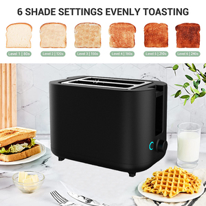 Mini plastique réglable automatique Pop up Extra large <span class=keywords><strong>fente</strong></span> Compact amovible plateau à miettes <span class=keywords><strong>grille</strong></span>-<span class=keywords><strong>pain</strong></span> de cuisine à une tranche - Product Image 2