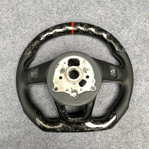 Volant sport en cuir et fibre de carbone forgée LED personnalisé RPPF à bon <span class=keywords><strong>prix</strong></span> pour <span class=keywords><strong>AUDI</strong></span> B9 A3 A4 A5 S3 S4 <span class=keywords><strong>S5</strong></span> - Product Image 4