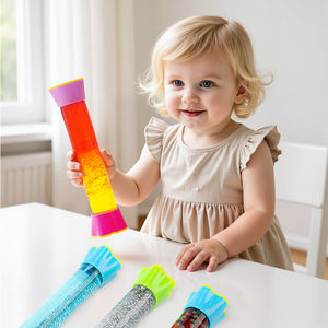 EDUsense 6pcs Botol Sensorik Pereda Kecemasan Mainan Terapi Okupasi Cairan Visual Mainan Penenang untuk Anak Autis - Product Image 1