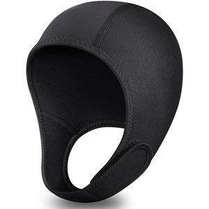 Berretto da sub in Neoprene da 2.5mm con cinturini per il mento per lo Snorkeling e il surf con Logo personalizzato - Product Image 1