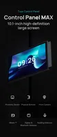 Panneau de contrôle intelligent Tuya Max 10,1 pouces avec Wi-Fi et câble RJ45, double passerelle Super Zigbee, caméra intégrée, moniteur et commande vocale Alexa