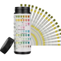 Bandelettes de test d'aquarium 9-en-1 économiques : pH, chlore total, chlore libre, alcalinité totale, acide cyanurique, dureté