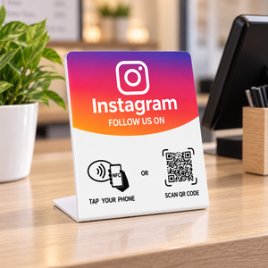 ป้ายแสดงรีวิว PVC ขนาดใหญ่ พร้อม NFC <span class=keywords><strong>Card</strong></span> NTAG215 และ QR Code แตะเพื่อรีวิวสำหรับธุรกิจในพื้นที่ รับฟีดแบ็กจากลูกค้า - Product Image 2