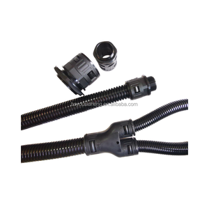 Tubo de nailon PE corrugado de doble pared, tubo de <span class=keywords><strong>alcantarilla</strong></span> de polietileno Flexible Industrial, telar de alambre dividido, servicio de procesamiento de corte personalizado - Product Image 1