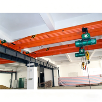 Grue à poutre simple motorisée électrique pour atelier, capacité 5, 10, 15, 20 tonnes, grue LDA