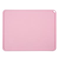Tapis de table carré en silicone antidérapant réutilisable de qualité alimentaire