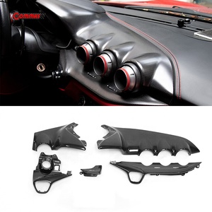 Pièces automobiles intérieures de qualité exceptionnelle en fibre de carbone sèche, style OEM, pour climatisation automobile Ferrari F12 - Product Image 4