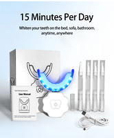 Kit de blanchiment des dents sans fil LED rechargeable Lunata M08, étanche IPX7, avec gel blanchissant pour usage domestique