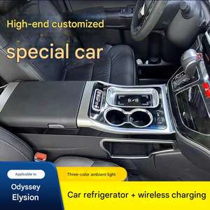 Nouvelle conception 2025 : Boîte de rangement pour console centrale avant avec accoudoir et écran réfrigérant pour kits intérieurs Vito 16-23 - Product Image 5