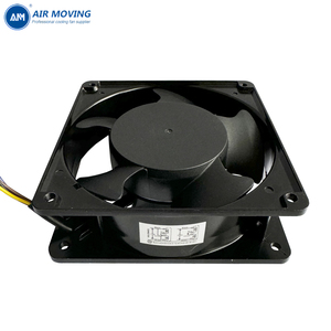 Am12038hb4w Điện Áp Kép 115V 230V AC <span class=keywords><strong>Fan</strong></span> 17W 15W 12038 Trục Trường Hợp Muffin <span class=keywords><strong>Fan</strong></span> Ball Bearing 120 X120X38mm DIY Quạt Làm Mát 4 Dây - Product Image 4