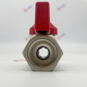 Mini Carbon Steel Ball Valve 1/2 In Threaded For Oil Water Media - Product Image 2