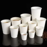 Gobelets et couvercles en papier kraft biodégradable jetables, bol carré en carton, boîte à sushi résistante à la chaleur