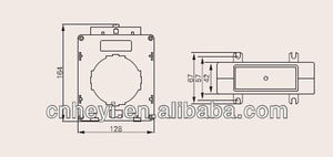 CE <span class=keywords><strong>MSQ</strong></span>-85単相電流変換器600/1A計測比0.5/1.0/0.2精度50/60Hz周波数コイル電流センサ - Product Image 5