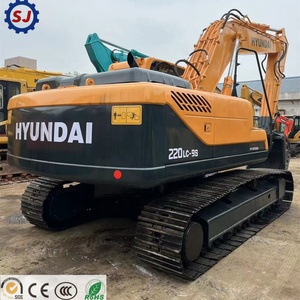 Excavadora Hyundai 220LC-9S Usada de Alta Calidad en Venta a Bajo Precio, Excavadora Hidráulica de 22 Toneladas para Trabajo Pesado con Pocas Horas de Uso - Product Image 1
