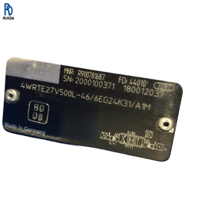 เซ็นเซอร์ควบคุม PLC ไฮดรอลิก ของแท้ใหม่เอี่ยม รุ่น R900781687 4WRTE27V500L-4X/6EG - Product Image 1