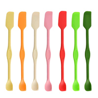 Spatule en silicone double tête multifonctionnelle pour pâtisserie, couteau à étaler, spatule de mélange, petite spatule à beurre, étaleur à beurre