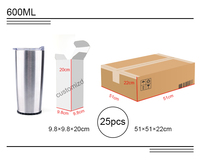 Gobelet à eau chaude de 600ml USA bouteille d'eau logo couleur personnalisé gobelet thermique avec paille tasse à café