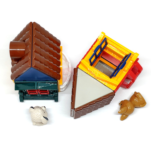 DELO TOYS ( 3 diseños) Juegos <span class=keywords><strong>de</strong></span> bricolaje Bloques <span class=keywords><strong>de</strong></span> construcción <span class=keywords><strong>de</strong></span> plástico Ladrillo <span class=keywords><strong>Casa</strong></span> pequeña Habitación con ventanas <span class=keywords><strong>de</strong></span> balcón Puerta que se puede abrir <span class=keywords><strong>Perro</strong></span> () - Product Image 2