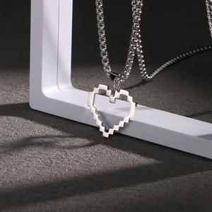 Collares de Acero Inoxidable al por Mayor para Mujer, Colgantes de Acero Titanio que No se Destiñen, Accesorios de Compras, Pequeños Regalos y Recuerdos - Product Image 2