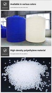 Tanque de Almacenamiento de Agua Vertical de Polietileno PE de 500L <span class=keywords><strong>con</strong></span> Puerto de Drenaje - Product Image 4