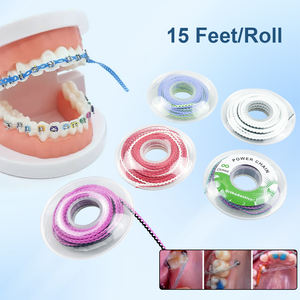 Chaîne <span class=keywords><strong>orthodontique</strong></span> élastique bicolore de 4,5 mètres pour appareils dentaires élastiques - Product Image 5