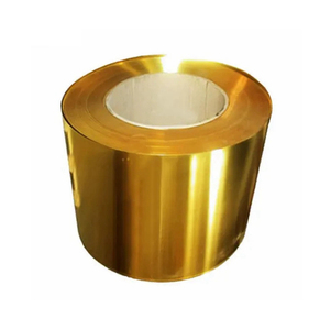 공장 구리 가격 0.5mm CuZn30 H70 C2600 구리 합금 황동 스트립 / 황동 테이프 / 황동 시트 코일 - Product Image 1