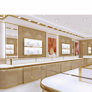 Custom Jewelry Shop Design Luxury Jewelry Store Interior Design Furniture Display Showcase Layout Retail Design Service - Product Image 1