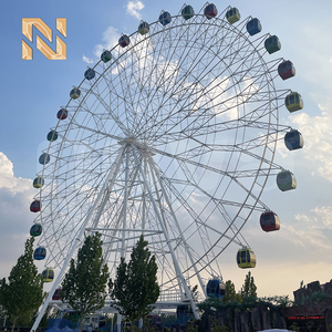 Nova Rides - Rueda de la Fortuna Gigante de Fibra de Vidrio y Acero con Luces, Atracción para Parques de Diversiones al Aire Libre, Capacidad para 128 Personas, Uso en Centros Comerciales - Product Image 3