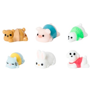 Caihong Tang Miniature 3D Cartoon Animal <b>Figurines</b> Plastic Resin DIY Jewelry Set Ornaments Craft Supplies - Product Image 5